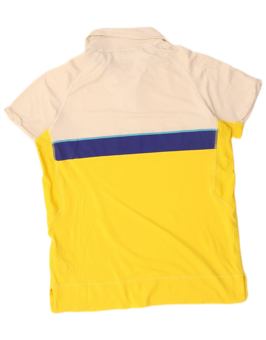Tricou polo Nike pentru bărbați, mare, galben Colorblock Nylon