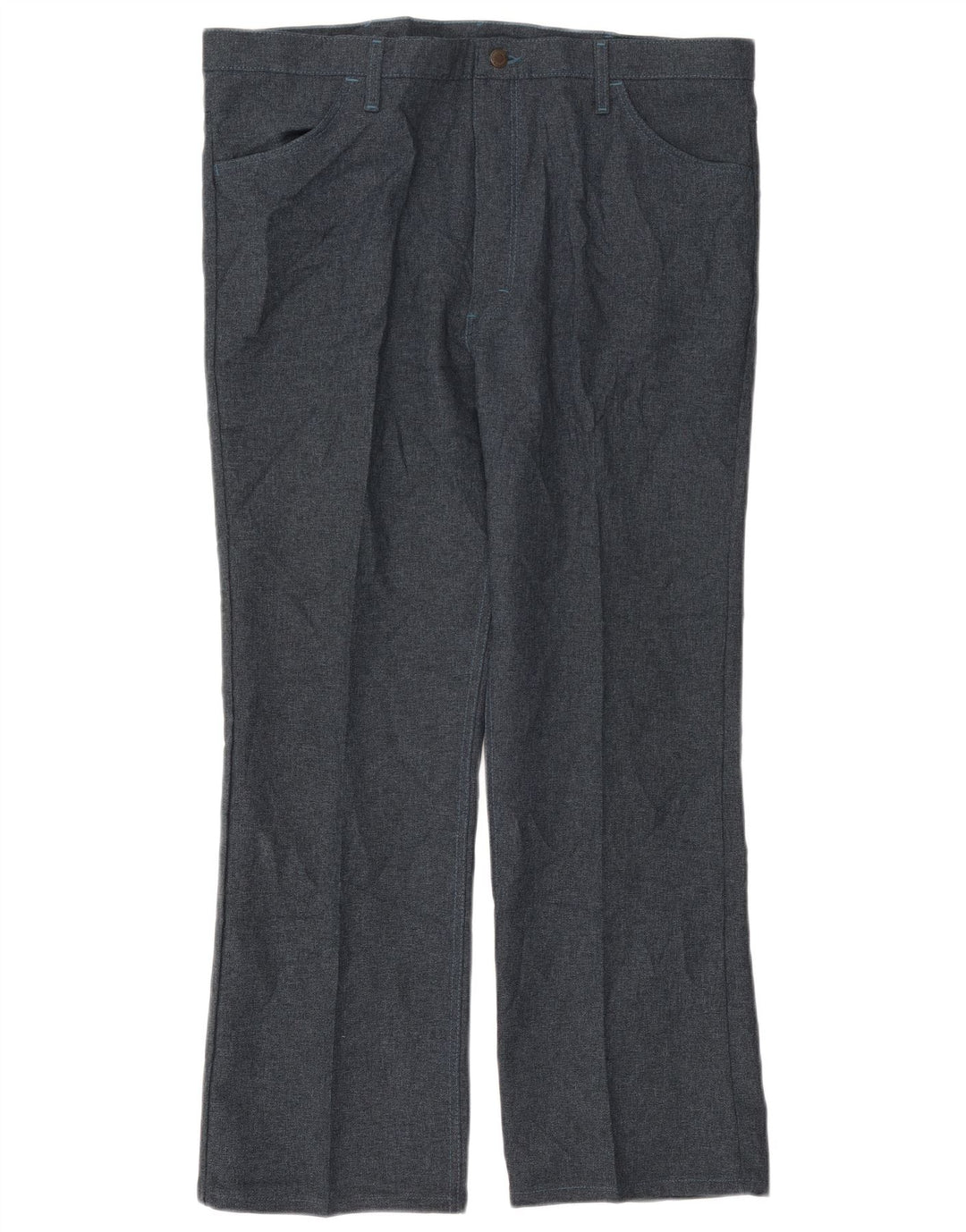 Pantaloni drepți Wrangler pentru bărbați L42 L30 Poliester bleumarin