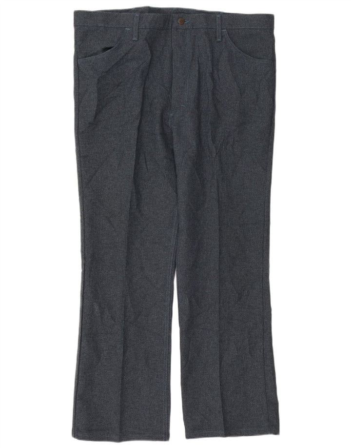 Pantaloni drepți Wrangler pentru bărbați L42 L30 Poliester bleumarin
