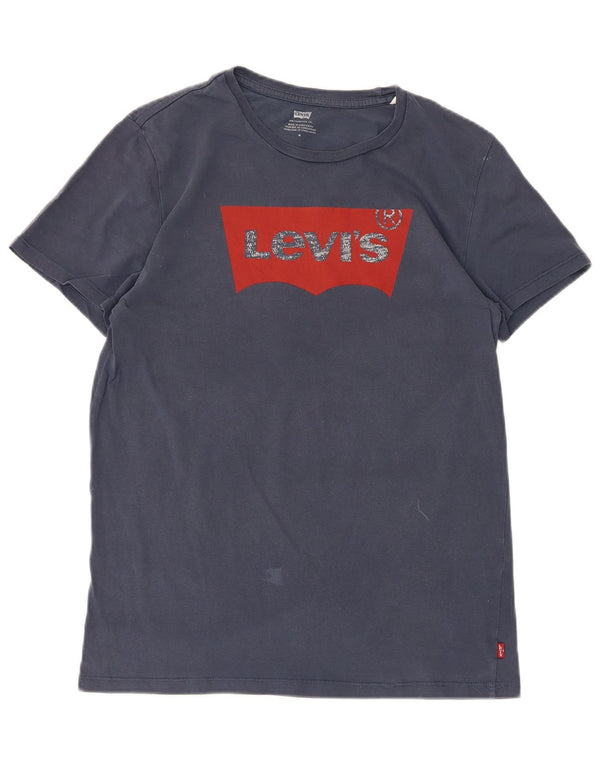 Tricou grafic Levi's pentru femei Top UK 12 Medium Bleumarin