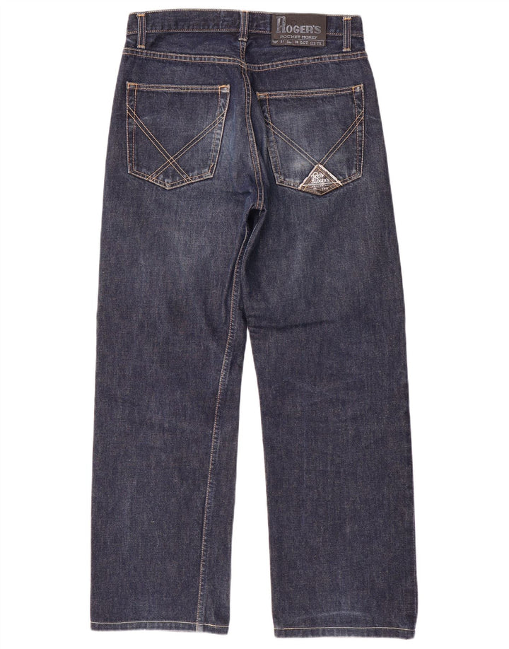 Blugi drepte pentru bărbați Roy Rogers W31 L29 bumbac bleumarin