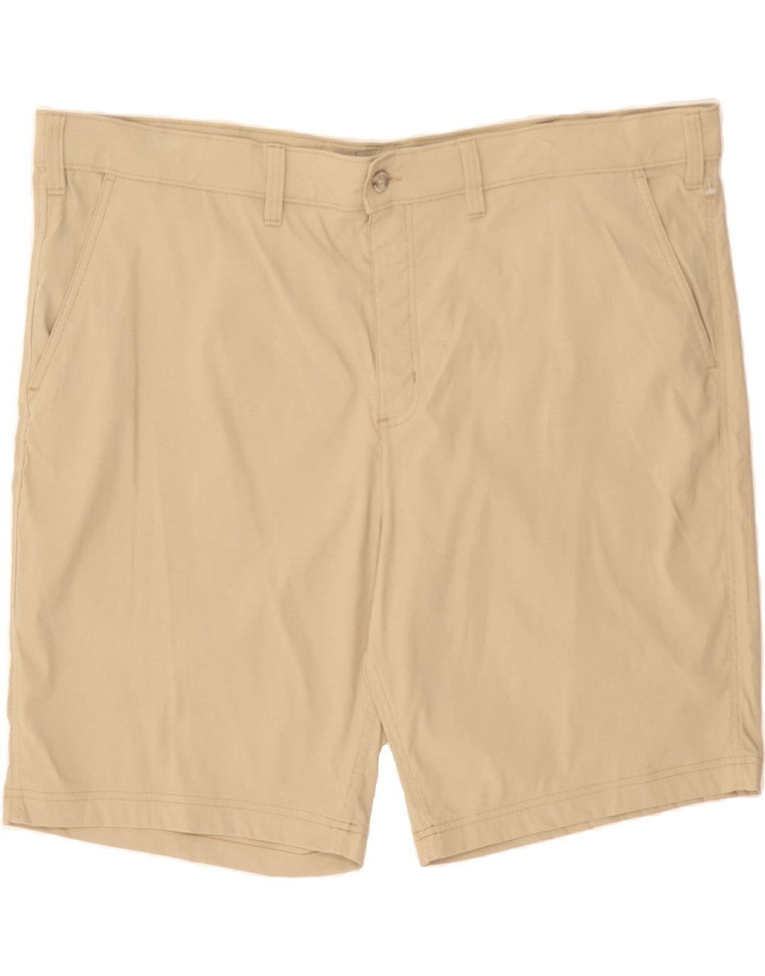 EDDIE BAUER Mens Chino Shorts W46 3XL Beige Nylon Vintage Eddie Bauer and Second-Hand Eddie Bauer from Messina Hembry 