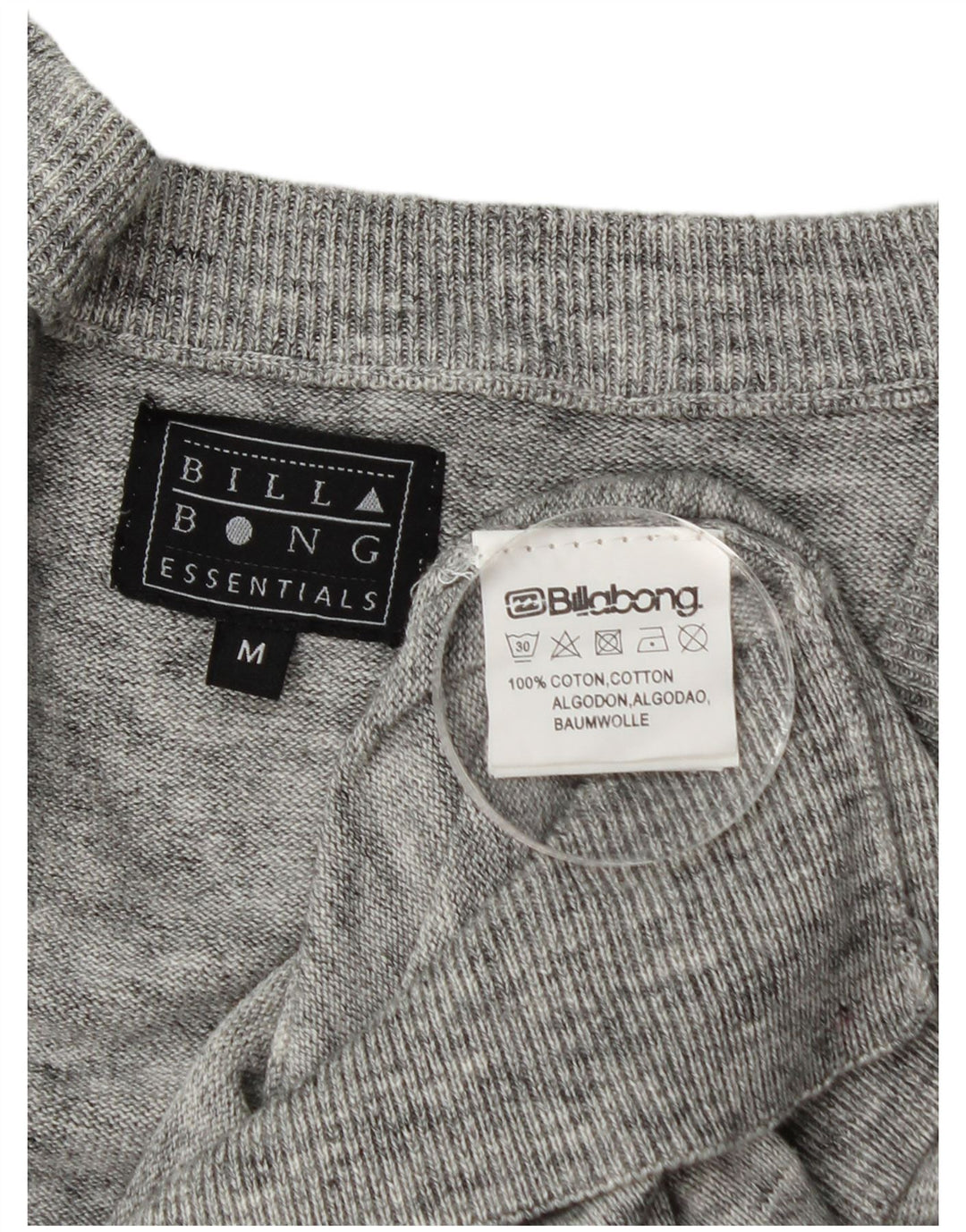 Pulover cardigan pentru bărbați Billabong, bumbac cu pete gri mediu