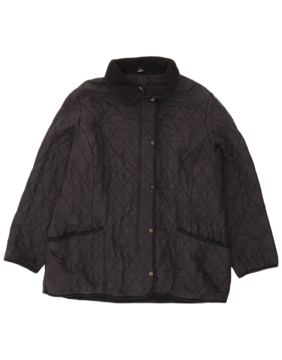 Jachetă matlasată BARBOUR pentru femei UK 20 2XL Poliamidă neagră