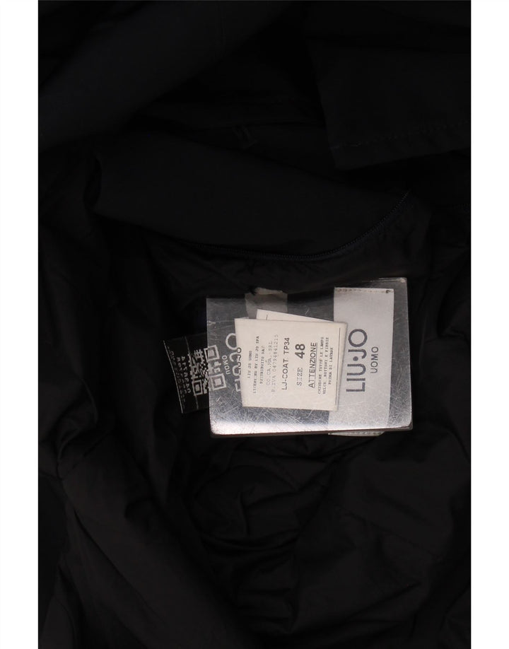 Jachetă Liu Jo pentru bărbați, cu 3 nasturi, IT 48 Poliester bleumarin mediu