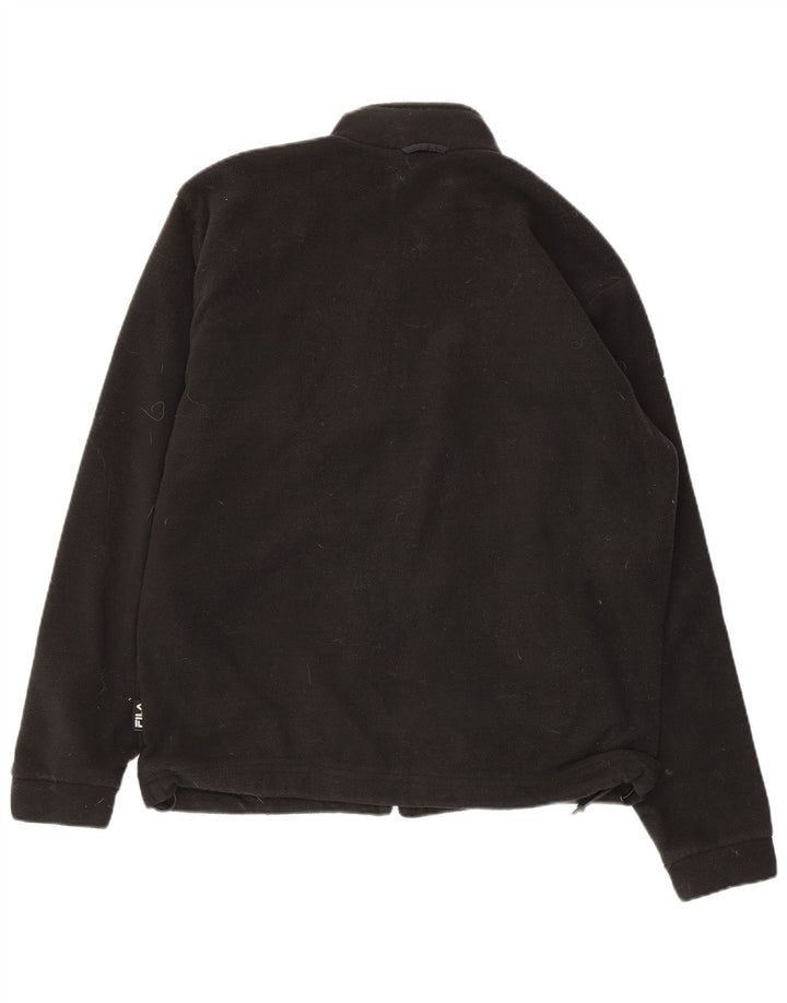 Jachetă pentru bărbați FILA din lână UK 40, mare, negru, poliester