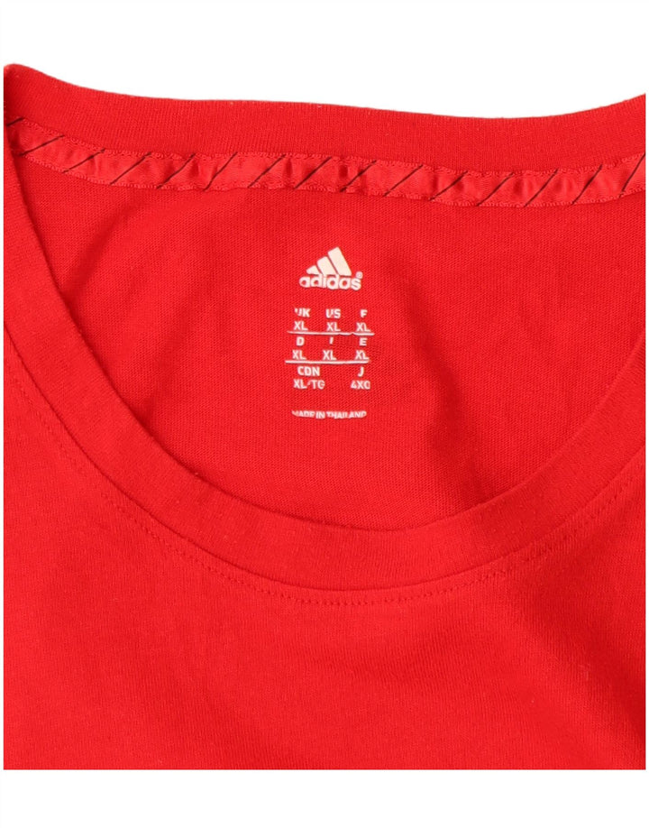 Tricou grafic pentru bărbați Adidas Top XL Roșu