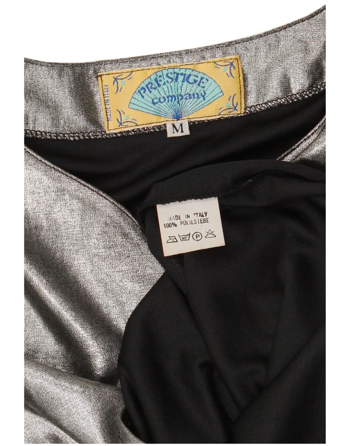 Bluză Prestige cu mânecă lungă pentru femei UK 12 Poliester argintiu mediu