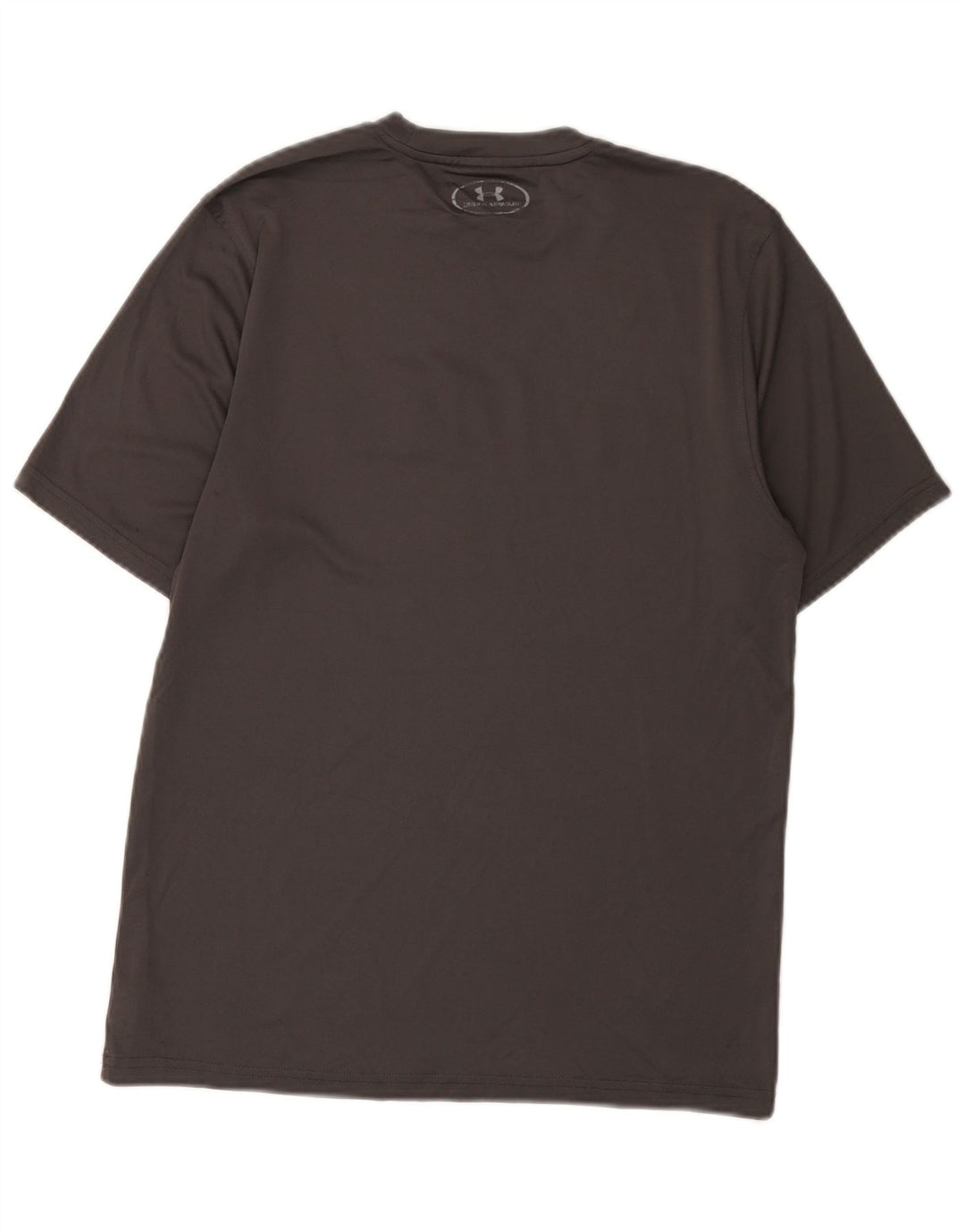 Tricou grafic Under Armour pentru bărbați Heat Gear Top mic poliester gri