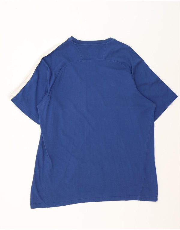 Tricou cu mânecă scurtă pentru bărbați Champion Top 3XL, albastru, bloc de culoare