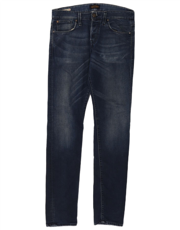 Blugi Jack & Jones GLENN Slim pentru bărbați W31 L34 albastru