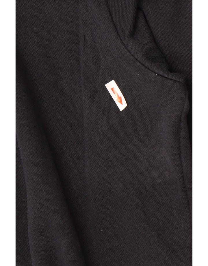 Pulover Puma pentru bărbați, bumbac mare, negru