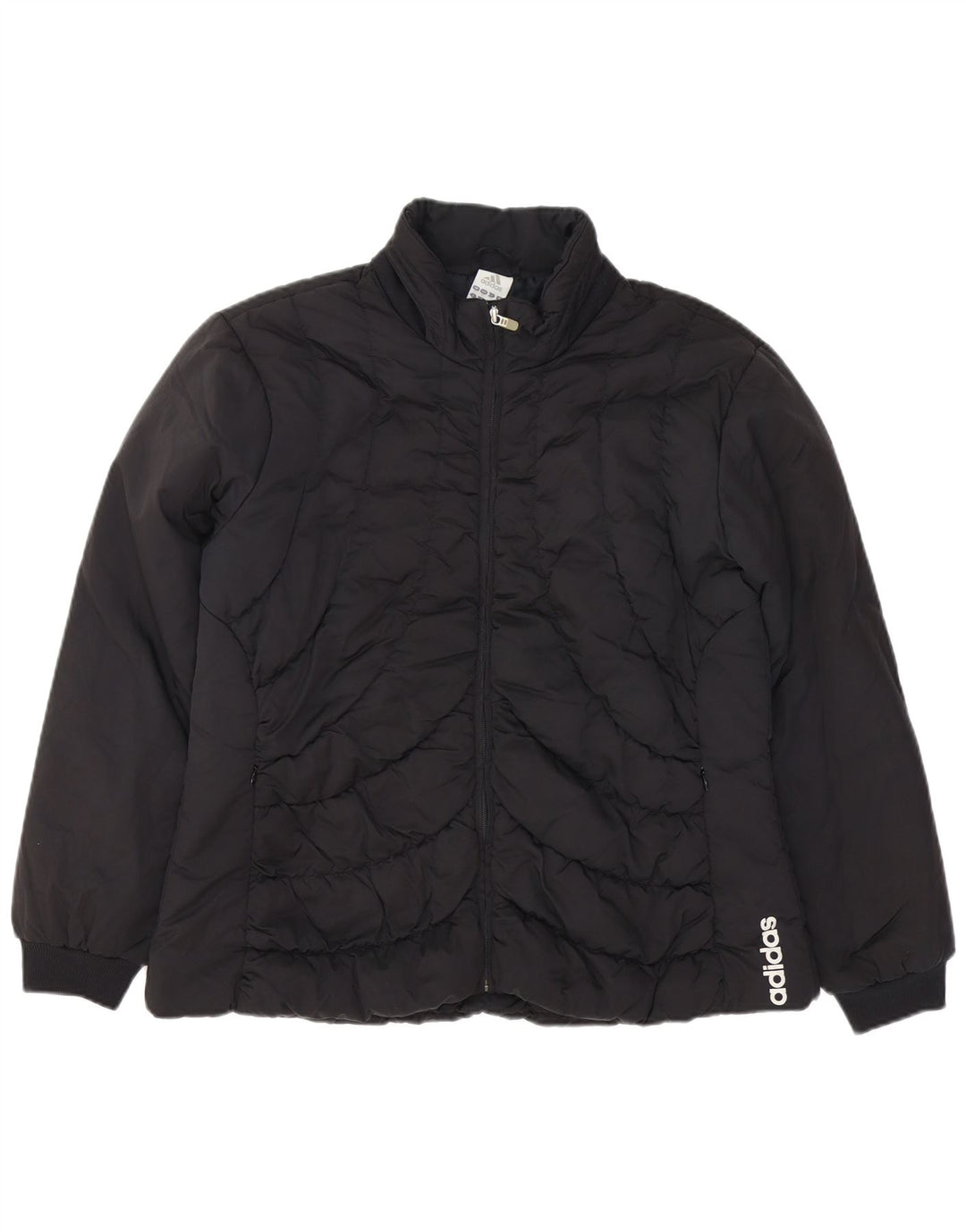 Jachetă căptușită pentru femei ADIDAS UK 22 3XL Poliester negru
