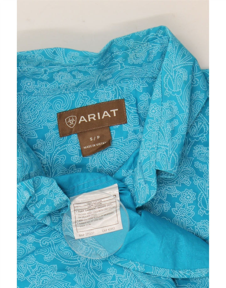 Cămașă Ariat Bărbați Mic Albastru Paisley Bumbac