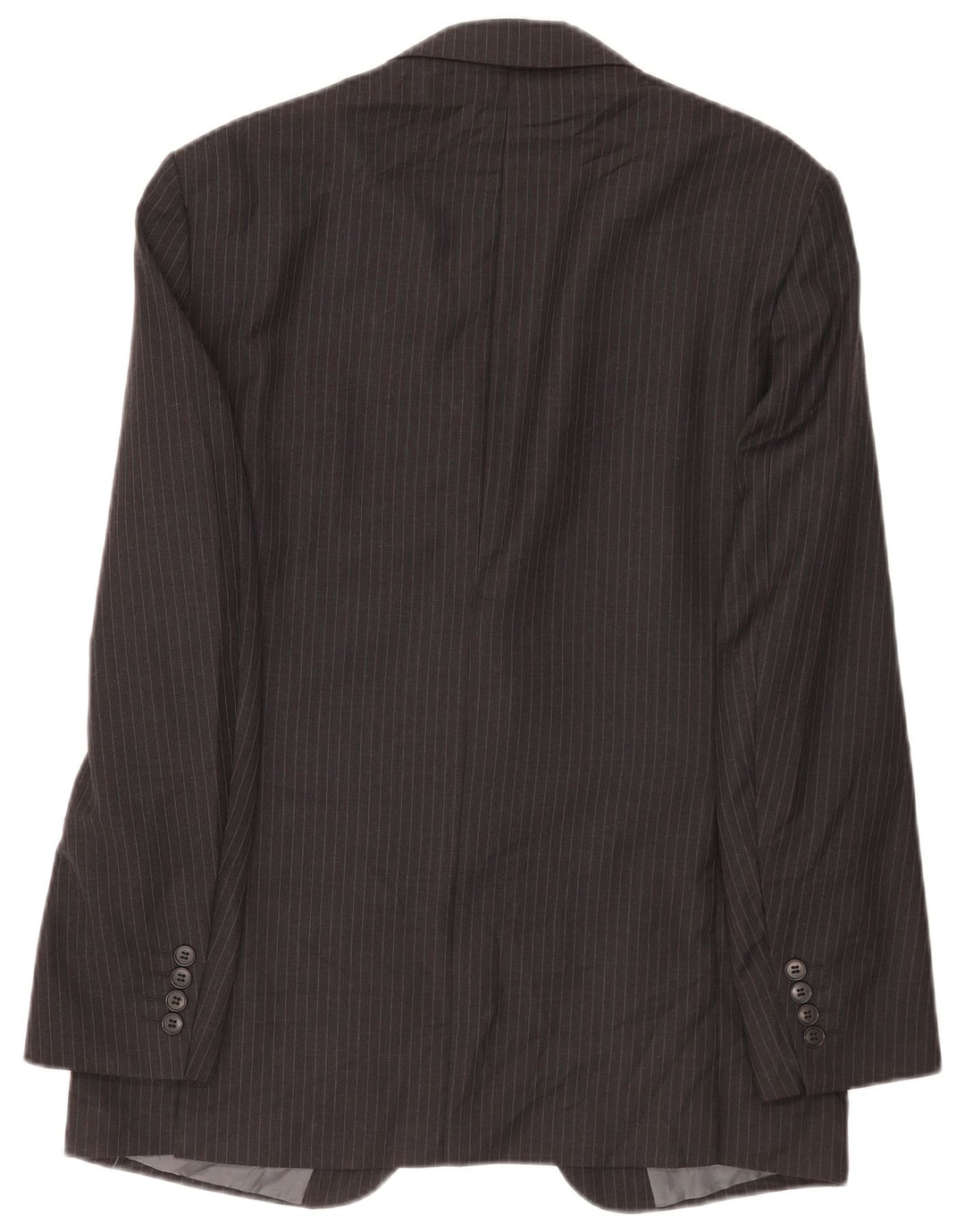 Jachetă pentru bărbați Marks & Spencer Tailored Fit, UK 38, gri mediu, cu dungi