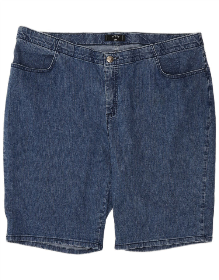 Pantaloni scurți din denim Lee Riders pentru femei US 20 3XL W40 Bumbac albastru