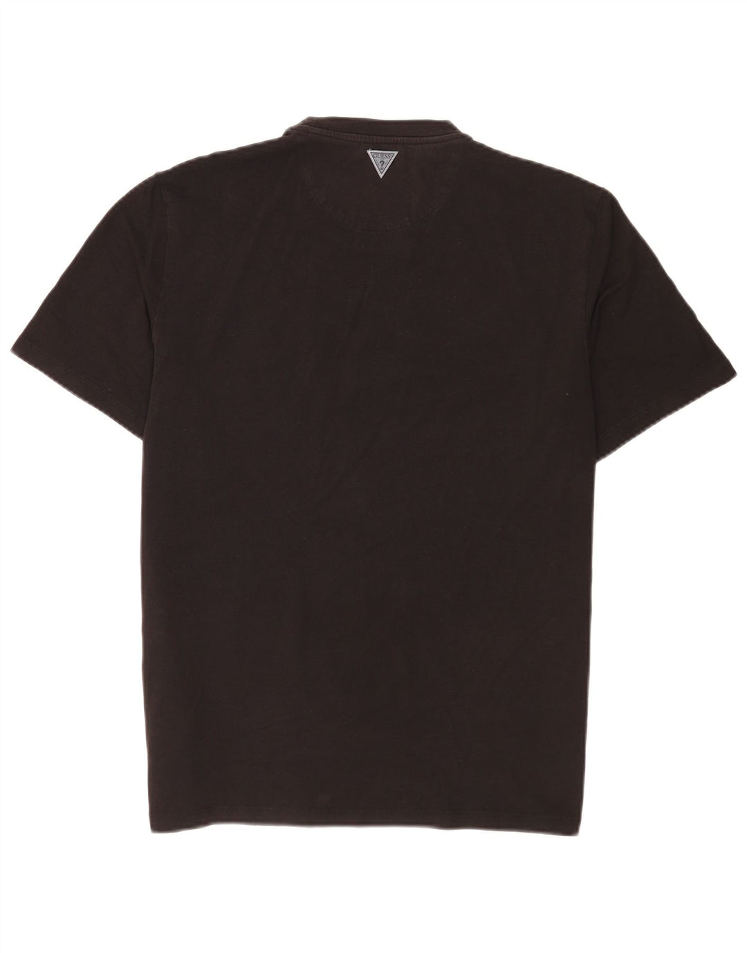 Tricou grafic Guess pentru bărbați Top mediu din bumbac negru