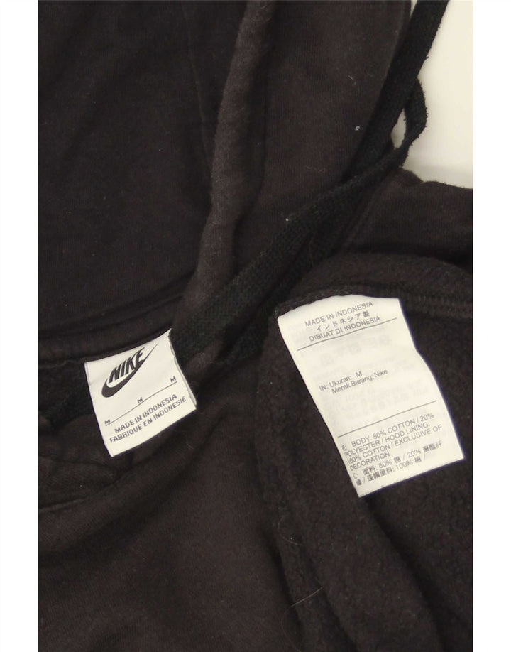 Pulover Nike pentru bărbați, bumbac mediu negru