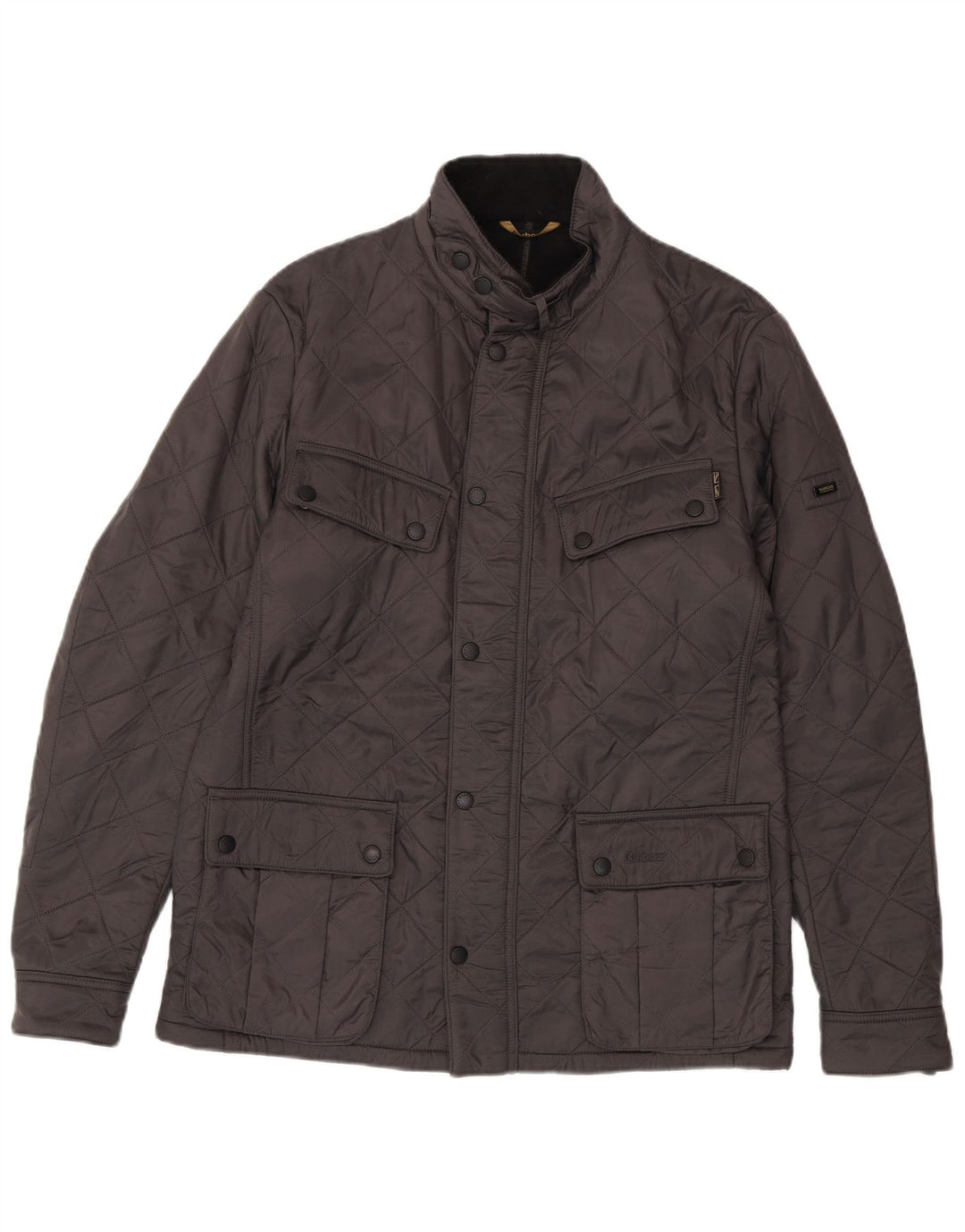 Jachetă matlasată pentru bărbați Barbour UK 40, mare, gri din poliamidă