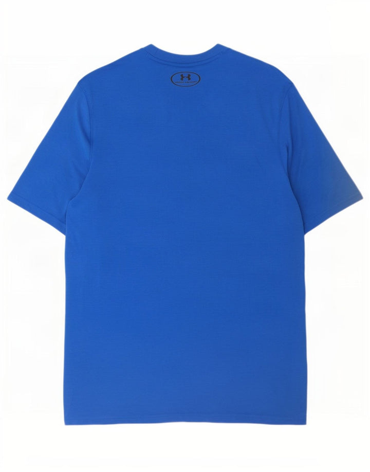 Tricou Under Armour pentru bărbați Heat Gear Top Medium Blue Poliester