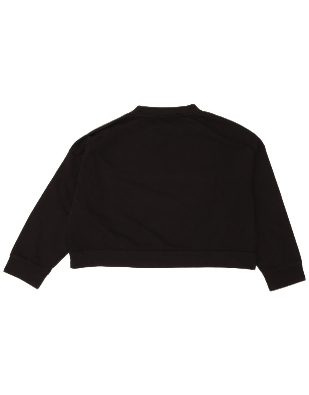 ELLESSE Pulover oversize Crop Graphic pentru femei UK 14 Medium Negru