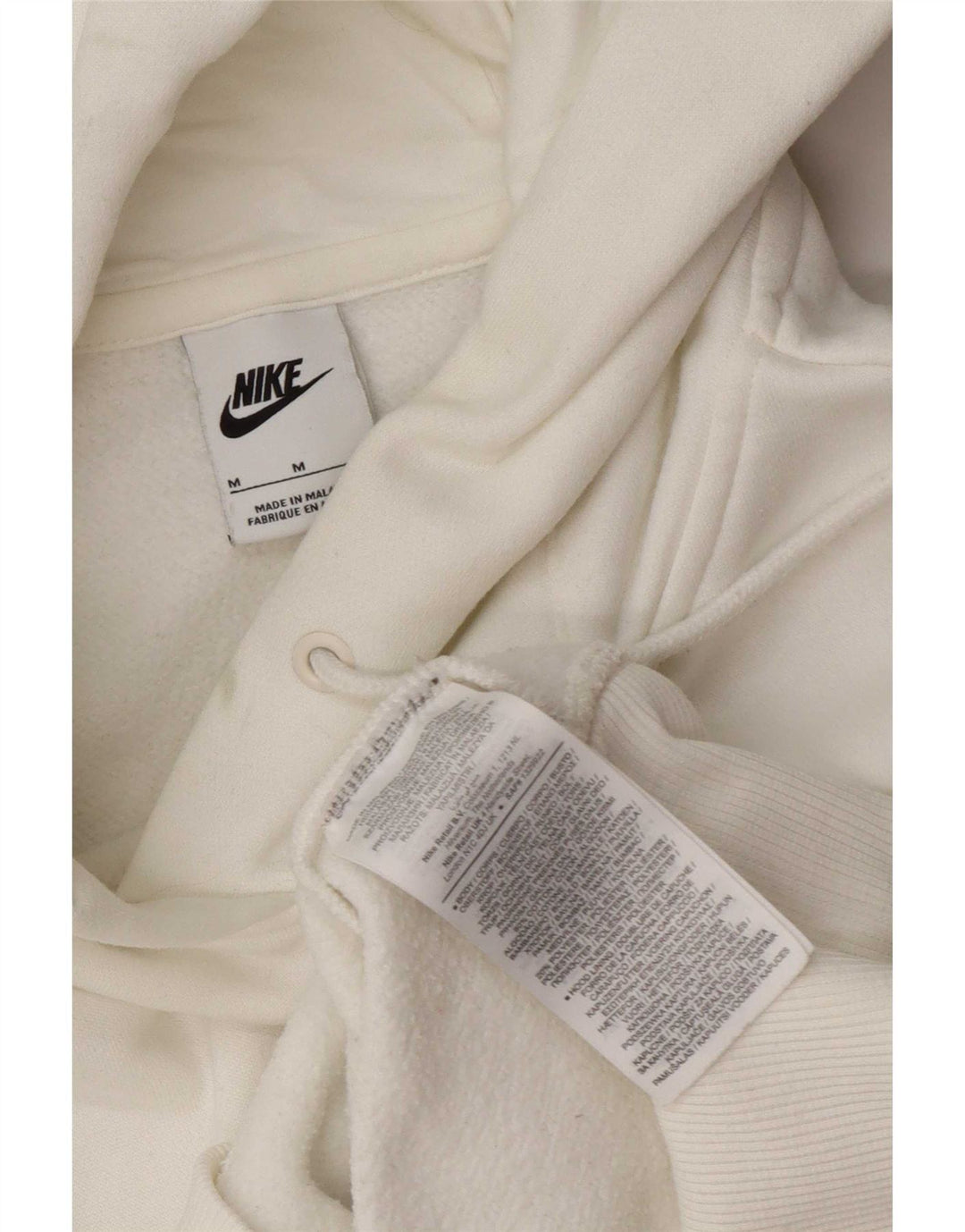 Pulover Nike pentru damă, UK 14, bumbac alb mediu
