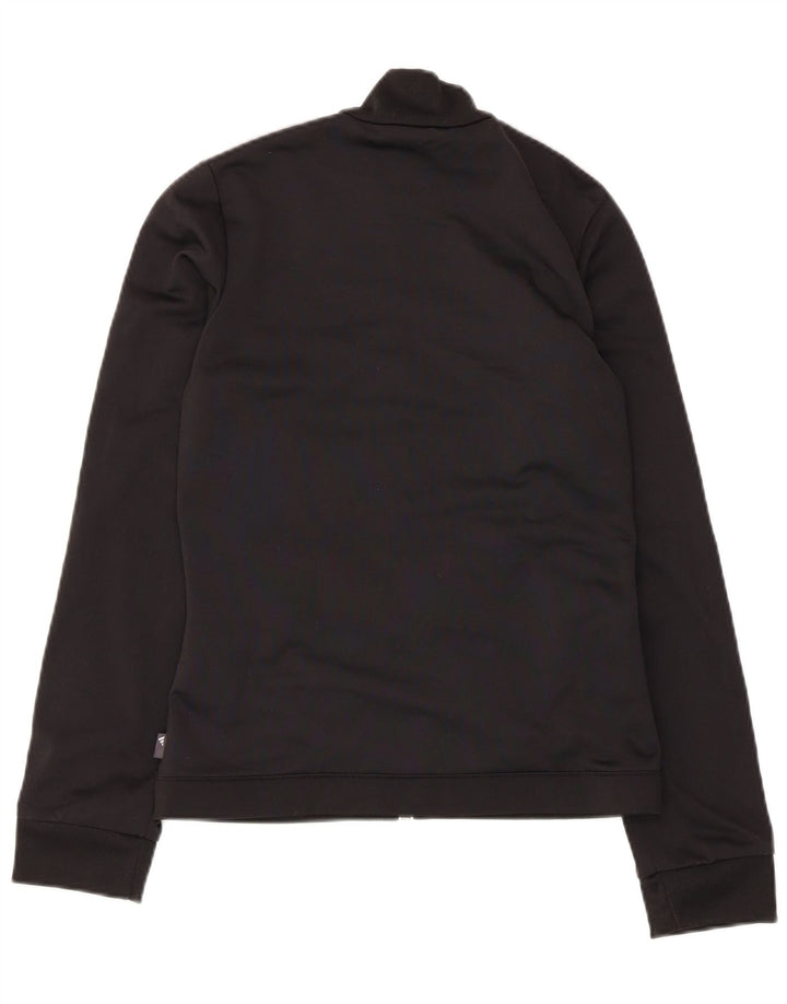 Jachetă de top pentru trening Adidas pentru femei UK 8 Mic, negru, poliester color bloc