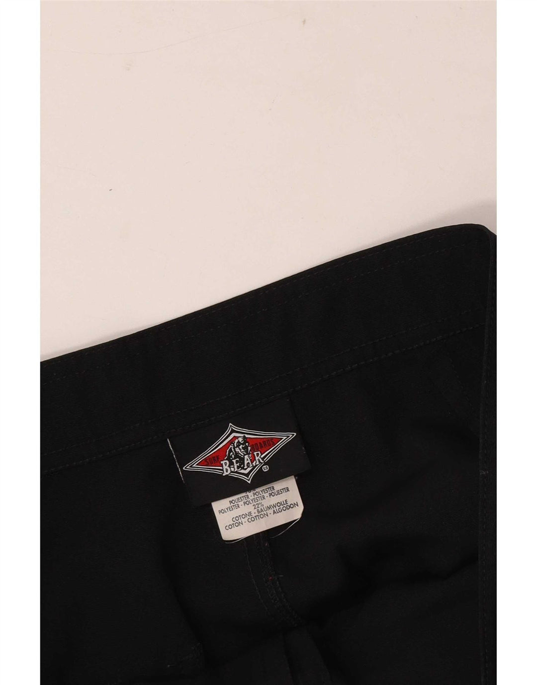 Pantaloni scurți chino pentru bărbați Bear W34 Poliester negru mare