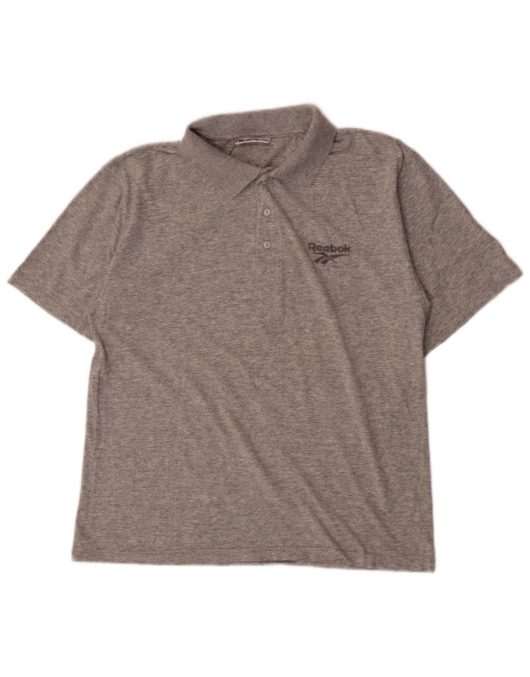 Cămașă polo Reebok pentru bărbați, gri, pătat
