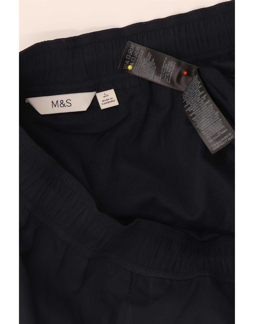 Pantaloni scurți de înot pentru bărbați Marks & Spencer, mari, albastru, poliester