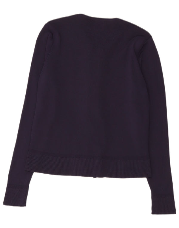 Pulover cardigan pentru femei Marks & Spencer UK 14 Medium Bleumarin Poliamidă