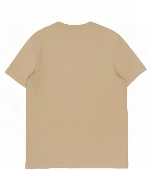 Tricou grafic pentru bărbați Hugo Boss Top mare din bumbac galben