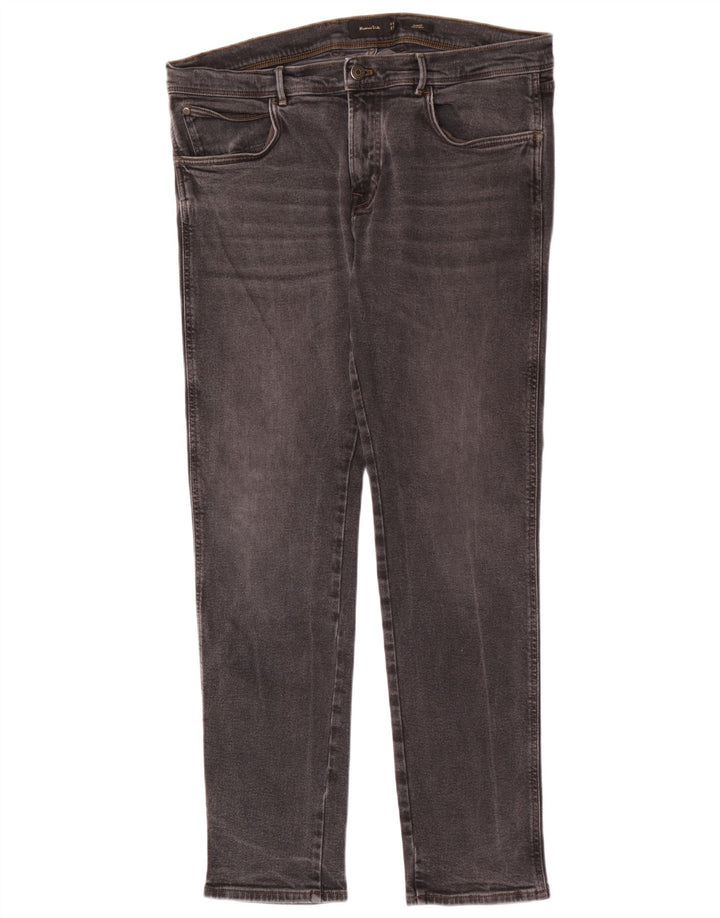 Blugi slim pentru bărbați Massimo Dutti EU 46 XL W36 L32 bumbac gri