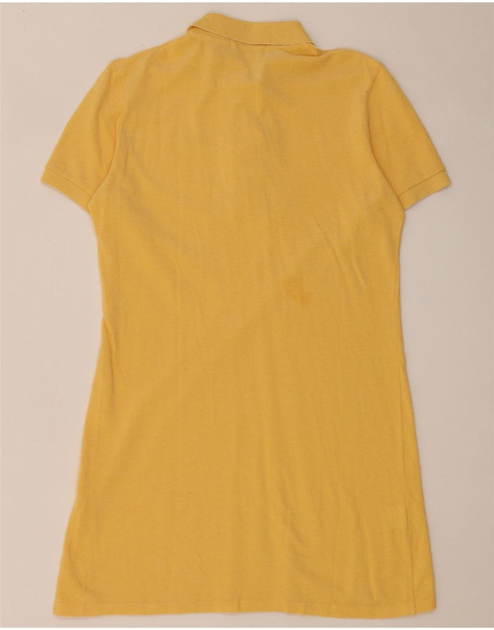 Rochie polo Lacoste pentru femei Mărimea 40 Bumbac galben mediu