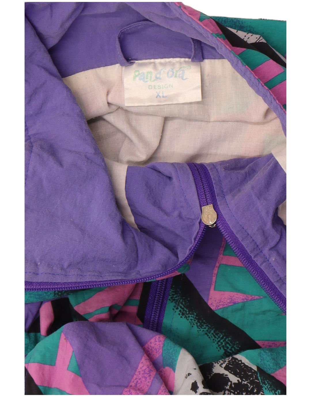 Jachetă de trening Pandora pentru bărbați cu grafică XL, violet, geometrică