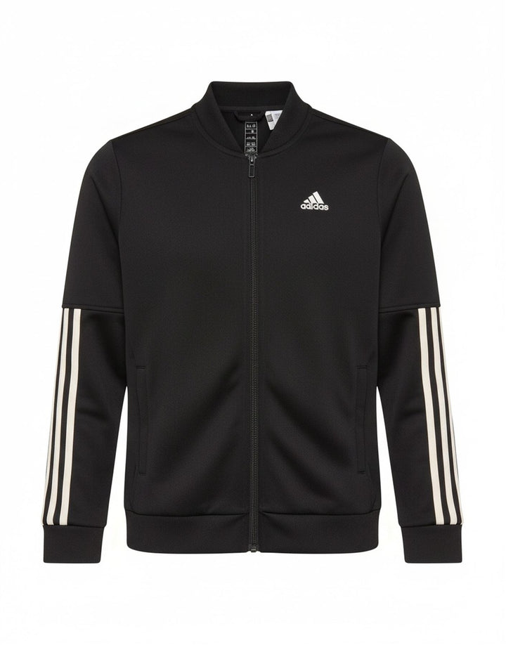 Adidas Boys Primegreen Trening Top Jachetă 11-12 ani Poliester negru