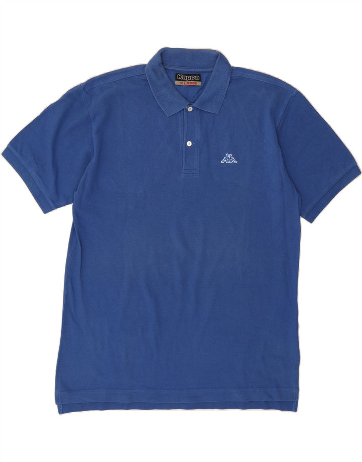 KAPPA Mens Polo Shirt XL Blue Cotton Vintage Kappa and Second-Hand Kappa from Messina Hembry 