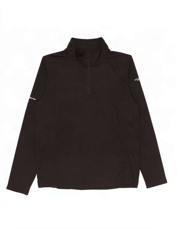 The North Face Womens Graphic Pullover Tracksuit Top UK 16 Large Black