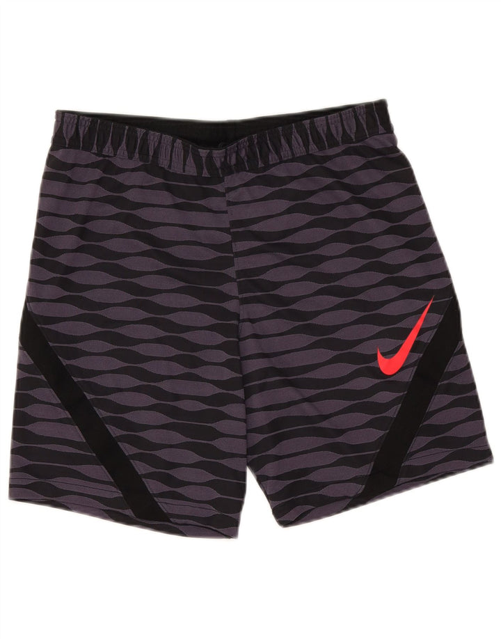 Pantaloni scurți sport subțiri Nike pentru bărbați, poliester geometric violet mediu
