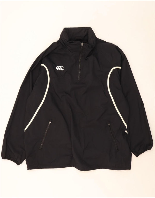 Jachetă de ploaie CANTERBURY pentru bărbați, UK 42 XL, nailon negru