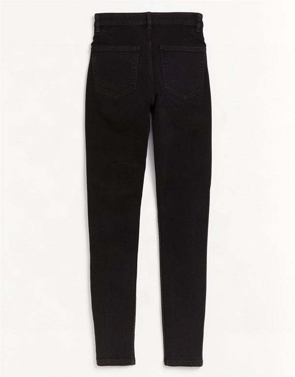 Blugi skinny pentru femei Zara EU 34 2XS L24 L28 Bumbac negru