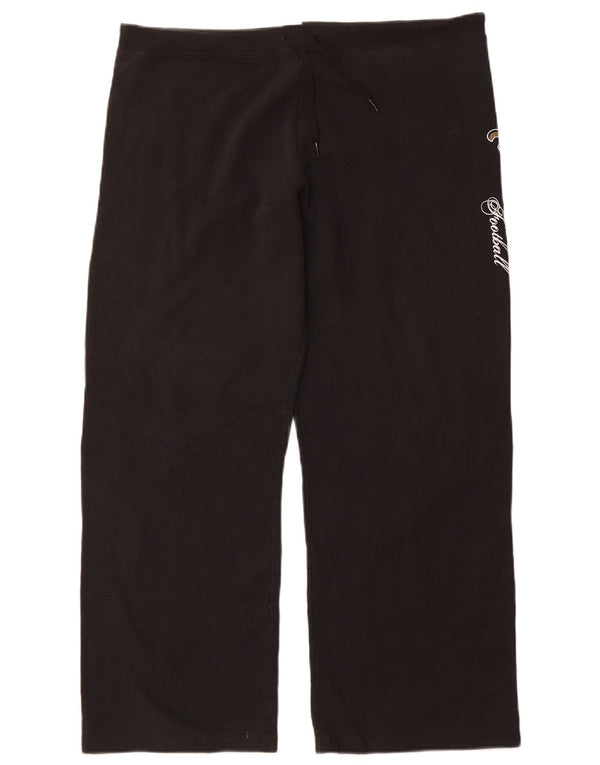 Pantaloni de trening grafic NFL New Orleans Saints pentru femei UK 18 XL Negru