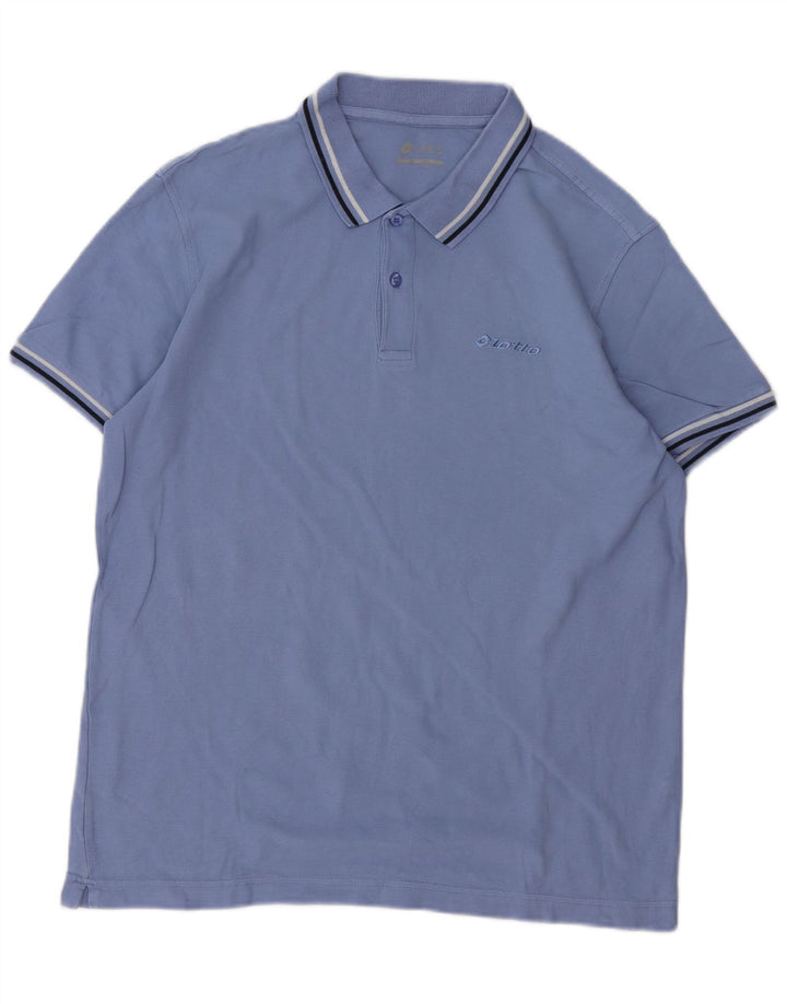 Tricou polo pentru bărbați Lotto, mare, albastru