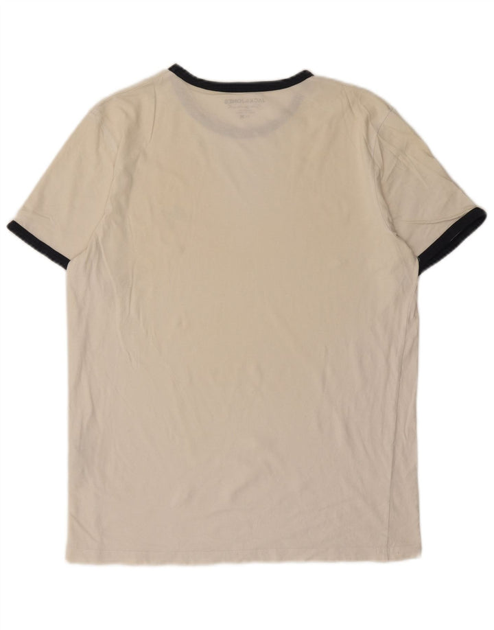 Jack & Jones Tricou Bărbați Top Medium Alb Bumbac