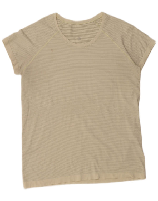 Lululemon Tricou pentru femei Top UK 16 Large Beige