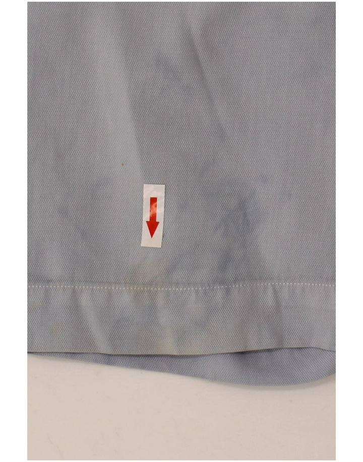 Tricou polo Lacoste pentru bărbați, cu mânecă scurtă, cu formă normală, mărimea 43, mare, albastru