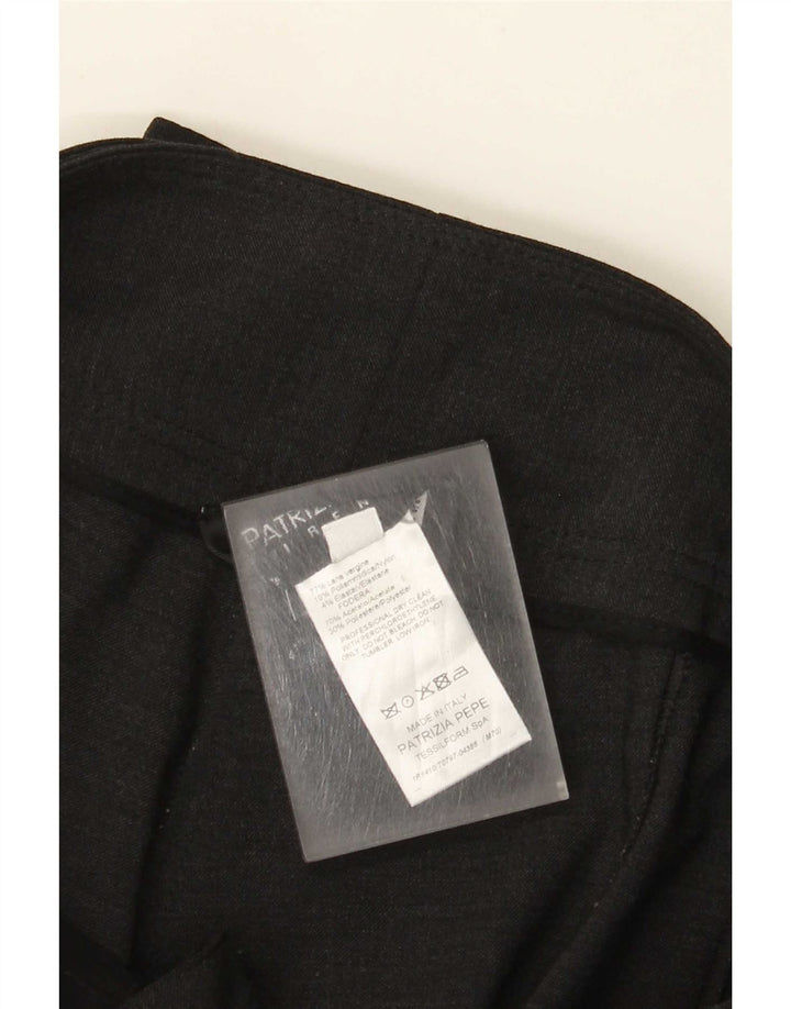 Patrizia Pepe Pantaloni Capri Femei IT 42 Medium W30 L19 Gri Lână