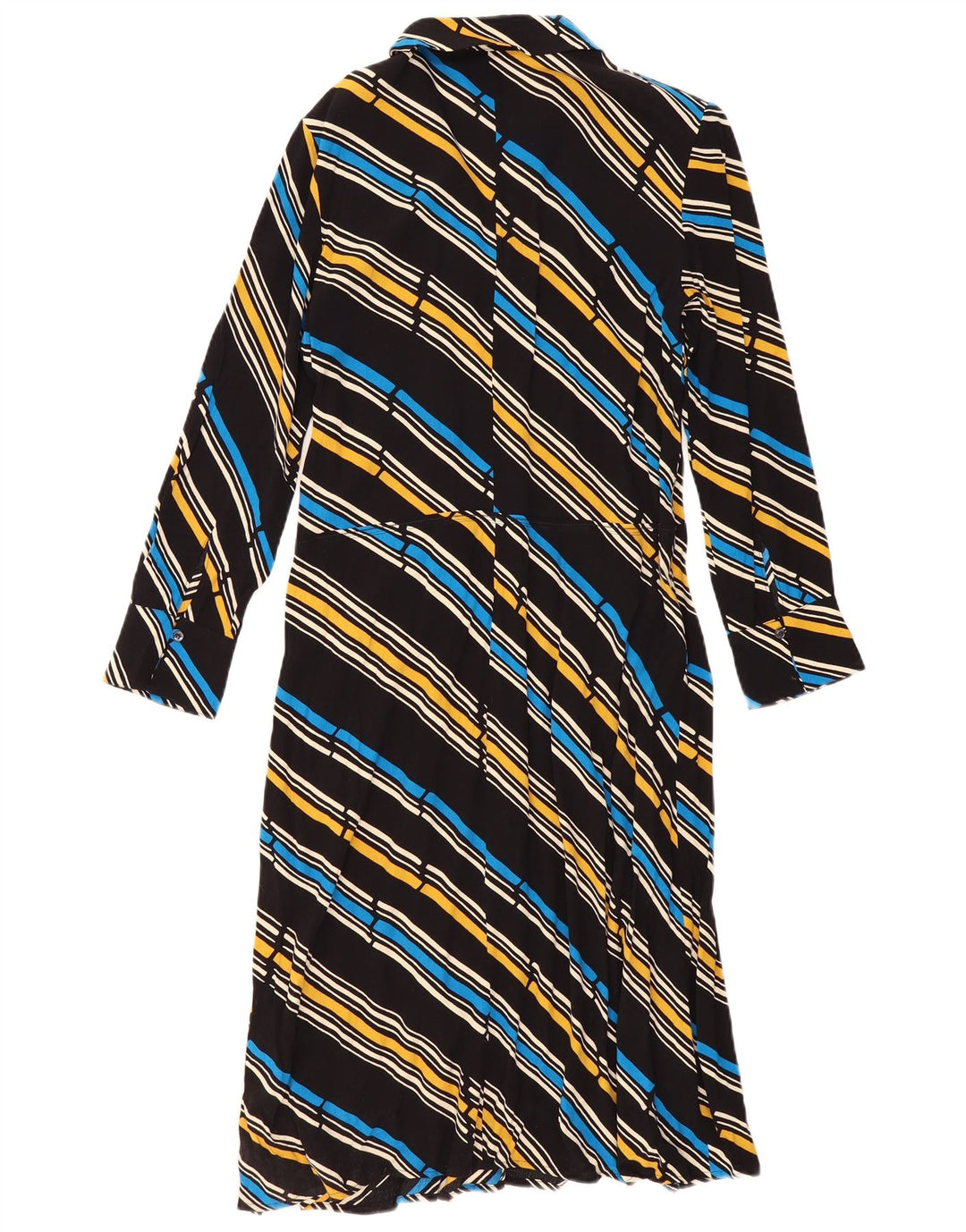 Max & Co. Rochie maxi cu maneci lungi pentru femei UK 12 Medium, multicolore, cu dungi