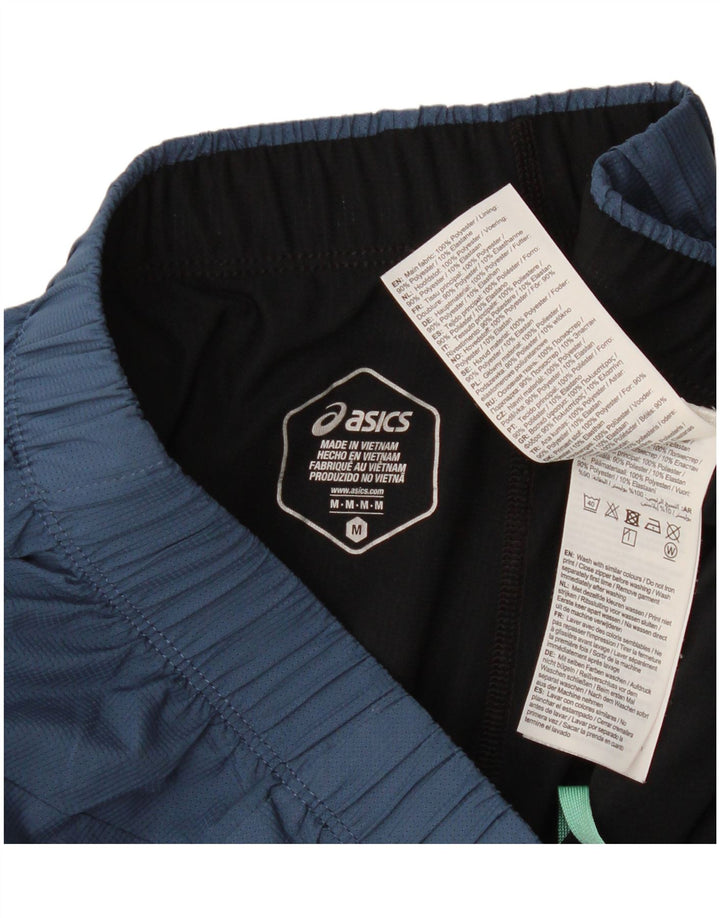 Pantaloni scurți sport Asics pentru bărbați, poliester mediu albastru
