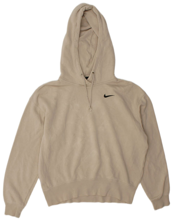 Pulover supradimensionat pentru femei Nike UK 6 XS, bumbac, bej